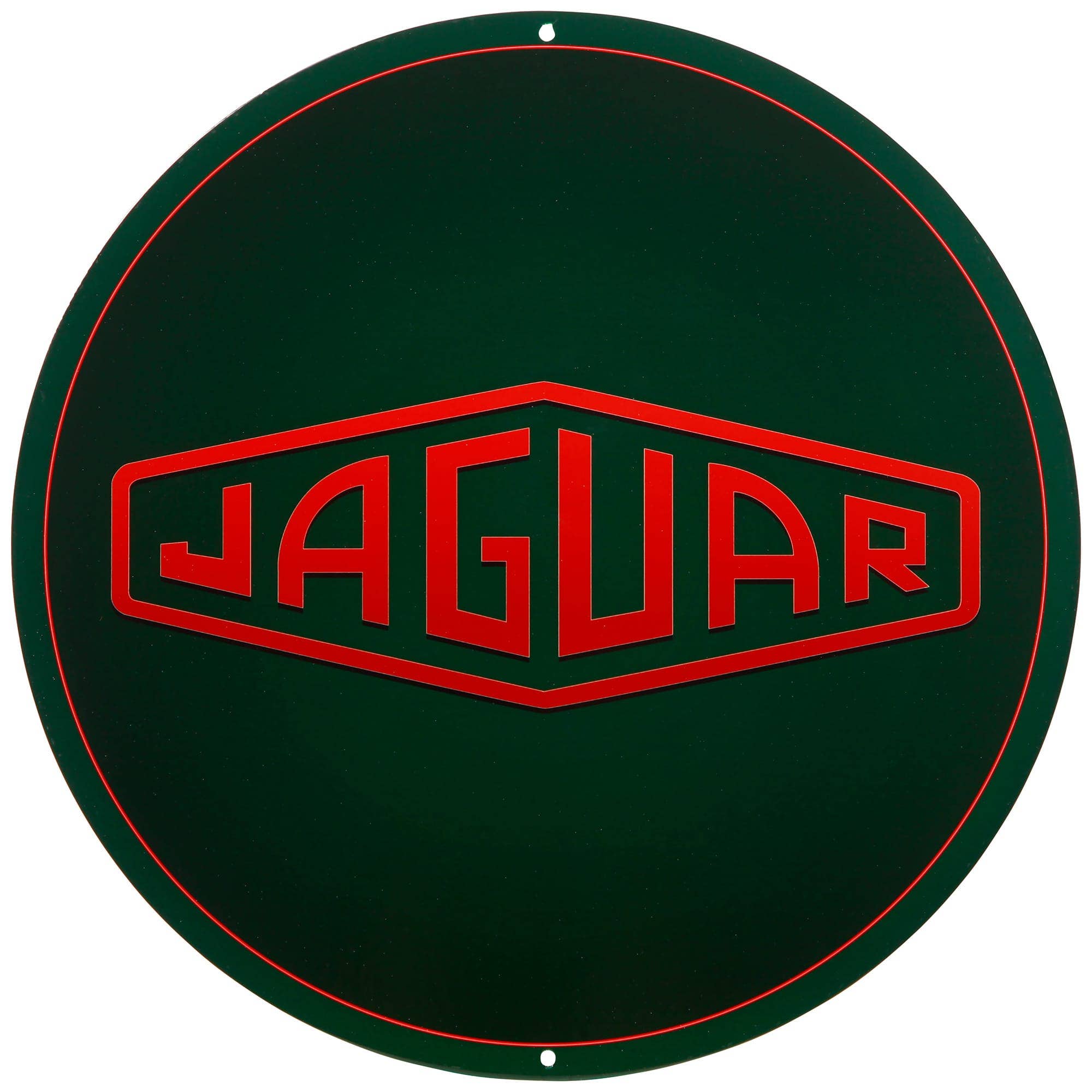 Jaguar Round Metal Sign | Moss Motors