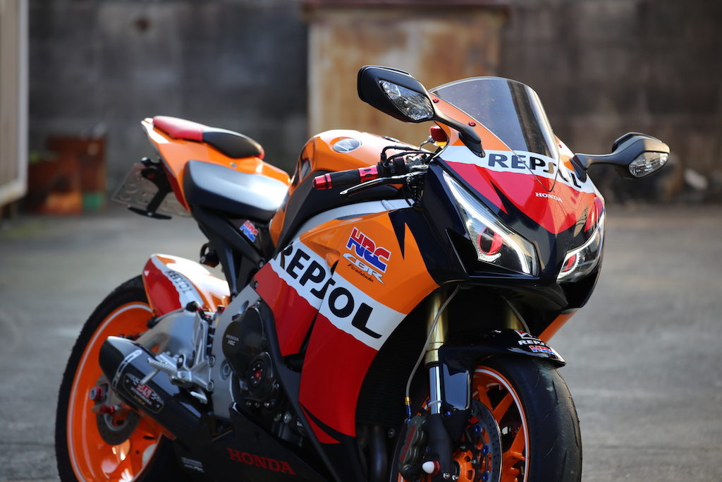 CBR1000RR(SC59)プロジェクターヘッドライトカスタム記録 LEDレッド