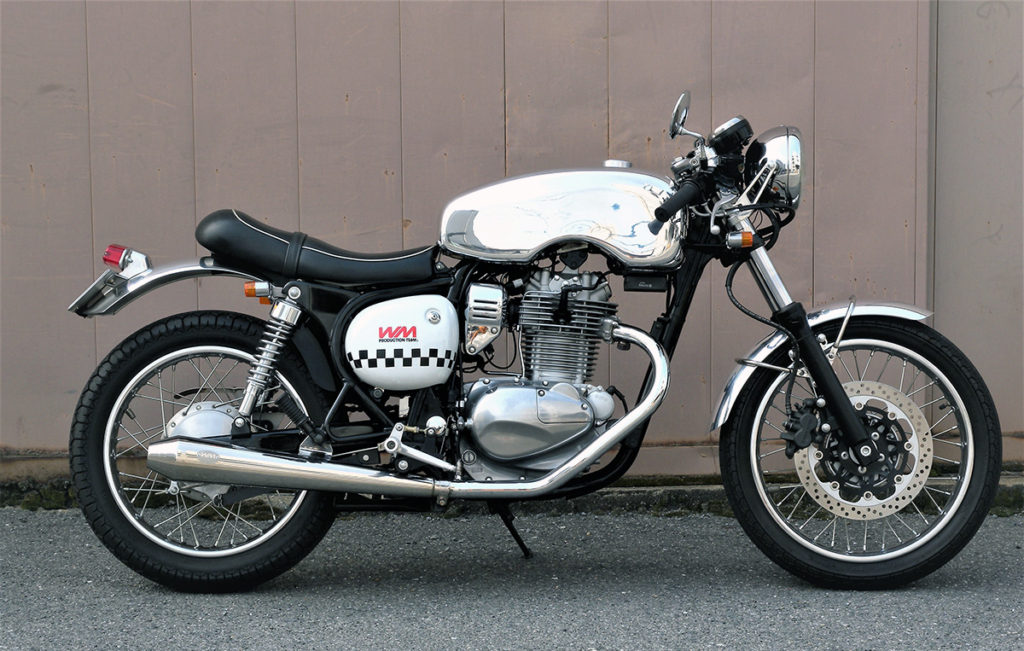 WM アルミタンク スクエアー型 カワサキ エストレヤ/250TR用 中古 凹み