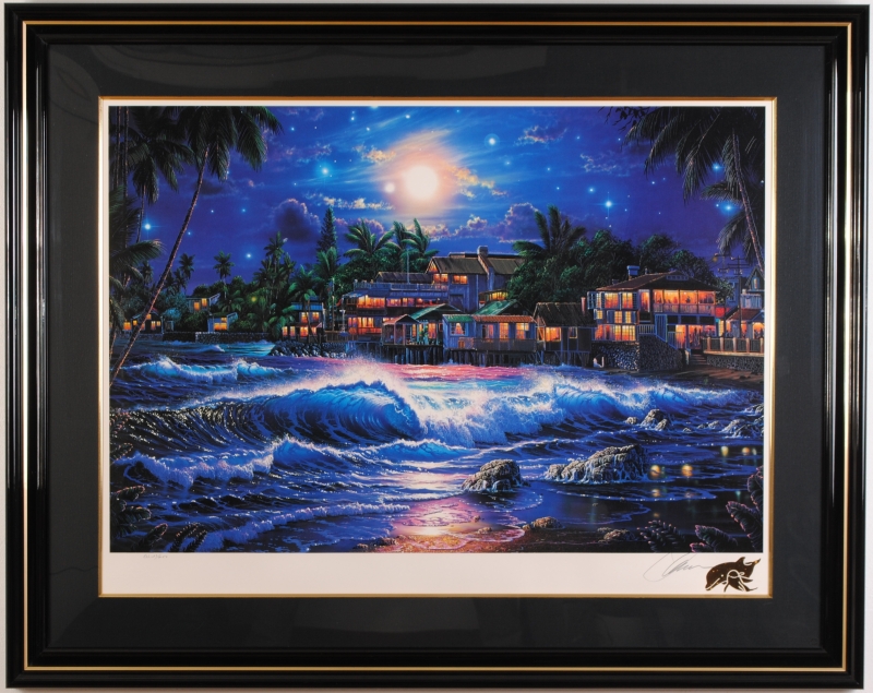 ラッセン OUR WORLD マウイ ハワイ ポスター 額装 アート 絵画