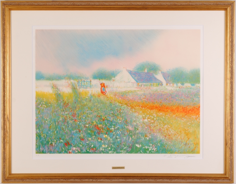 クロード、マヌキャン 風景リトグラフ 8/175 インプレッション Ⅳ