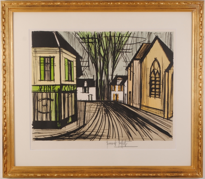 インテリアの絵画をリトグラフの版画で制作したベルナール・ビュッフェ