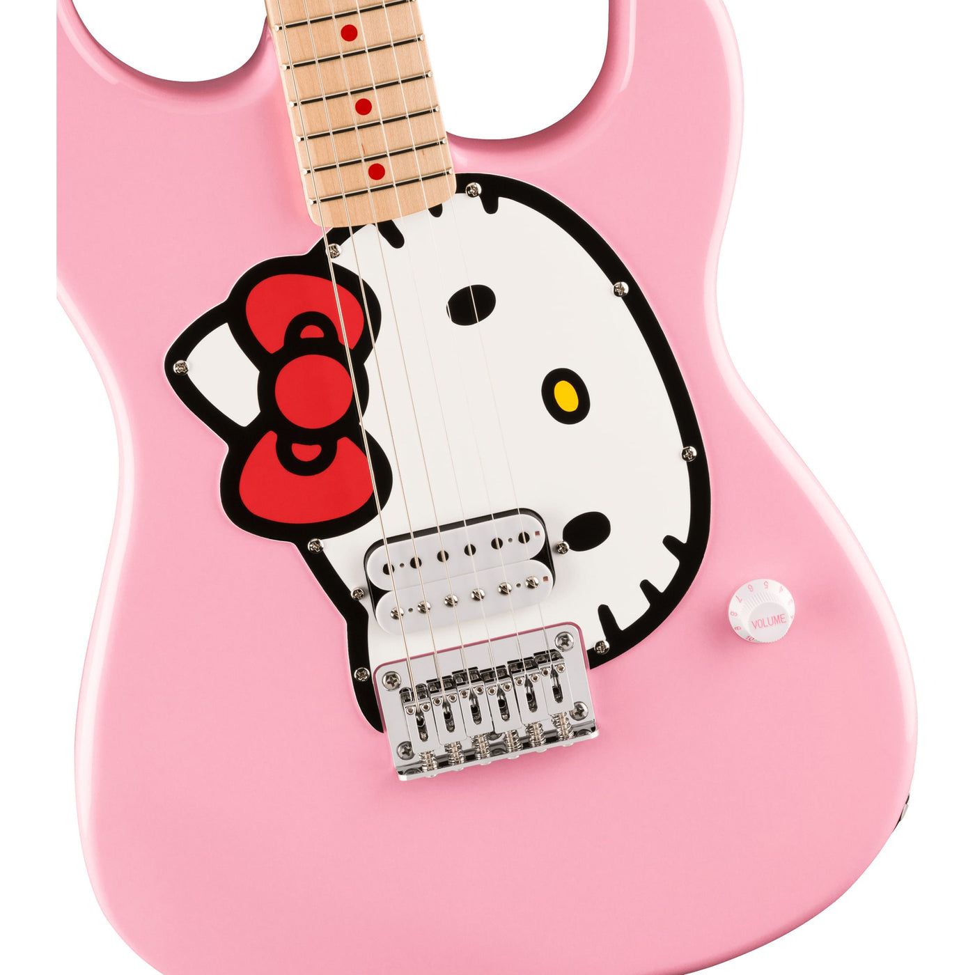 美品】【限定】Hello Kitty mini Stratocaster Hello Kitty Pink