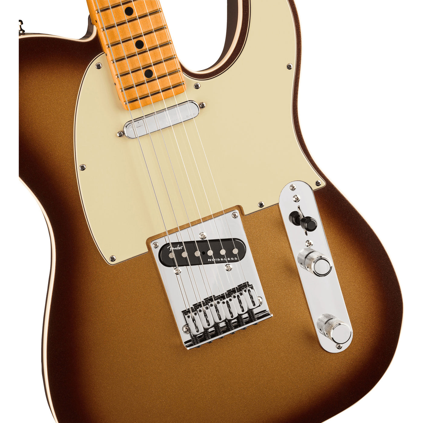 Fender AU Tele MPL Mocha Burst – Motor City Guitar