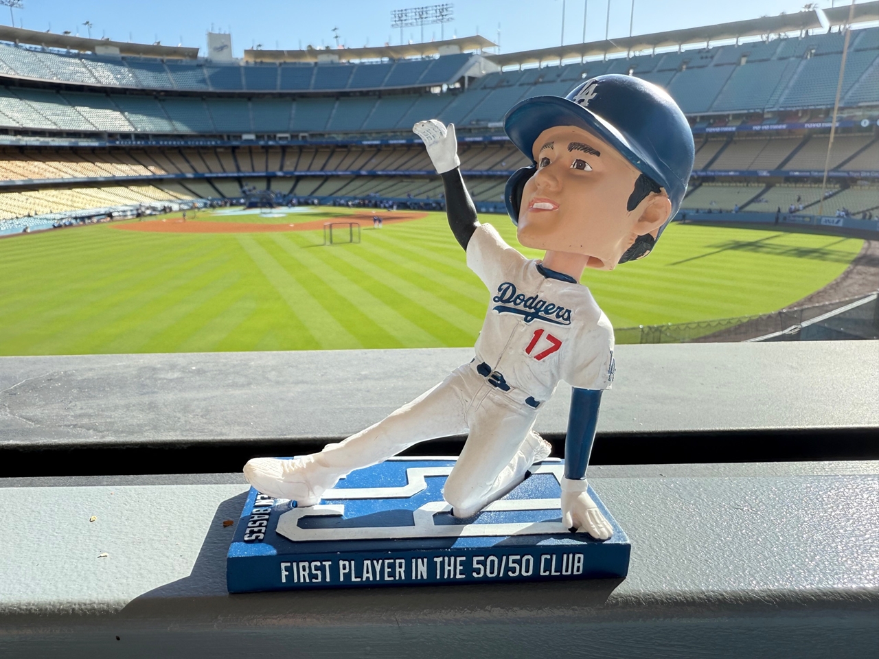 大谷翔平50-50記念ボブルヘッド 打者 2025 8/27配布 2025年8月27