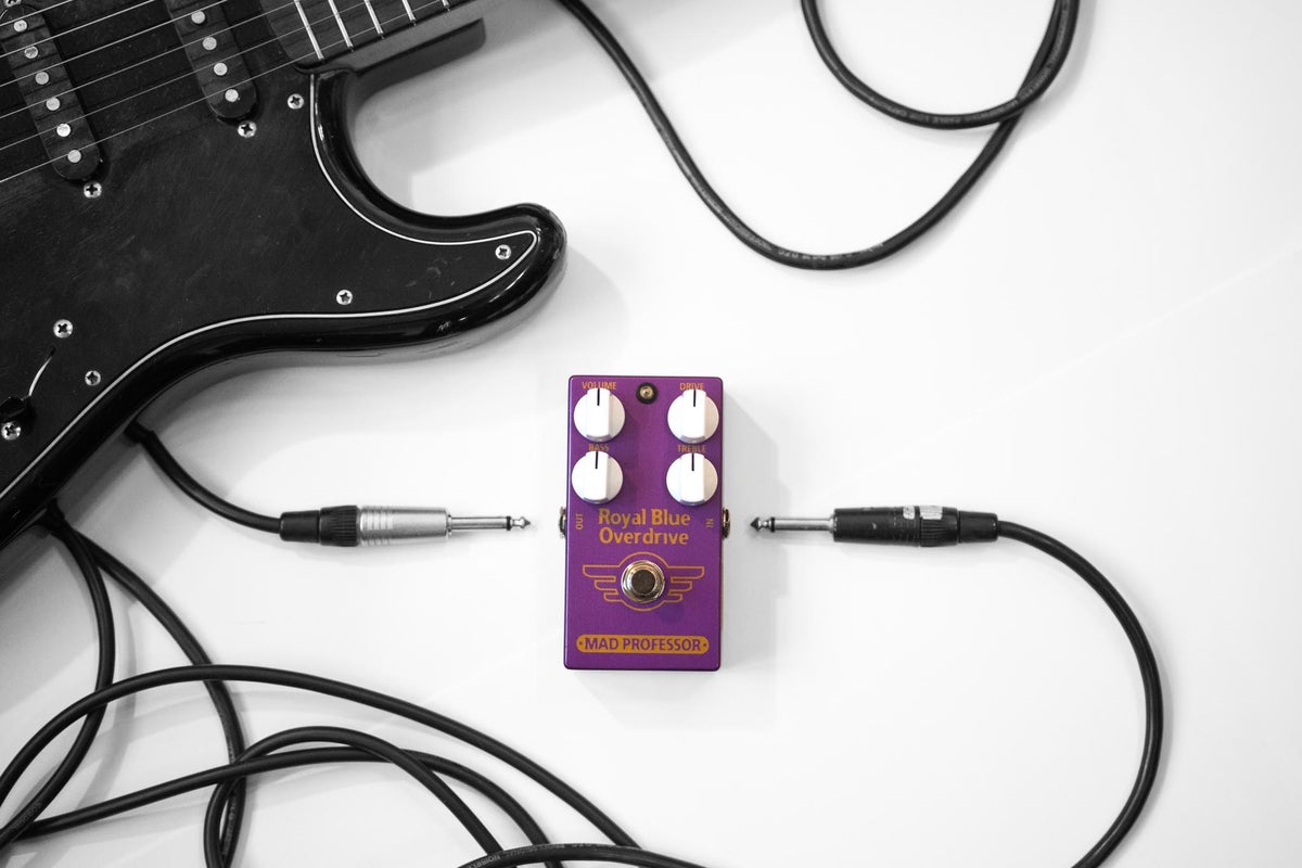 Royal Blue Overdrive Pedal | Mad Professor Amplification