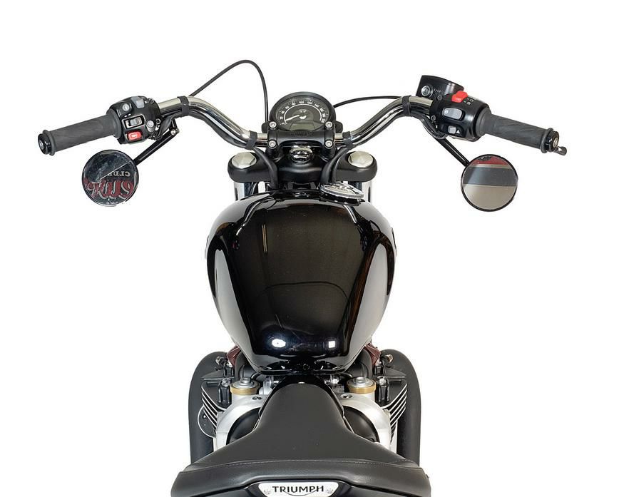 トライアンフ スクランブラー900パッド付きハンドルバーブレース