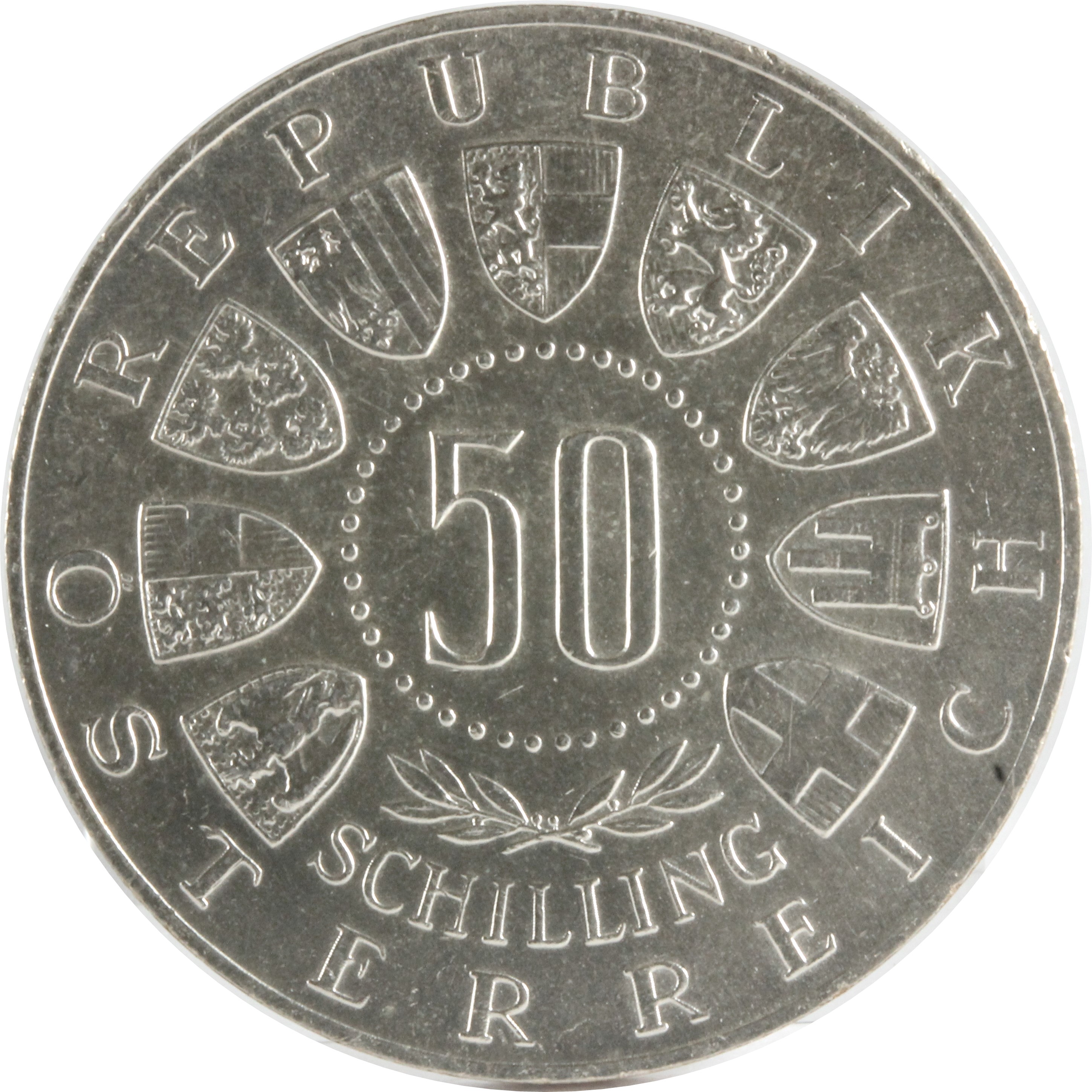 オーストリア 50シリング SCHILLING 銀貨 UNC | ミスターコインズ