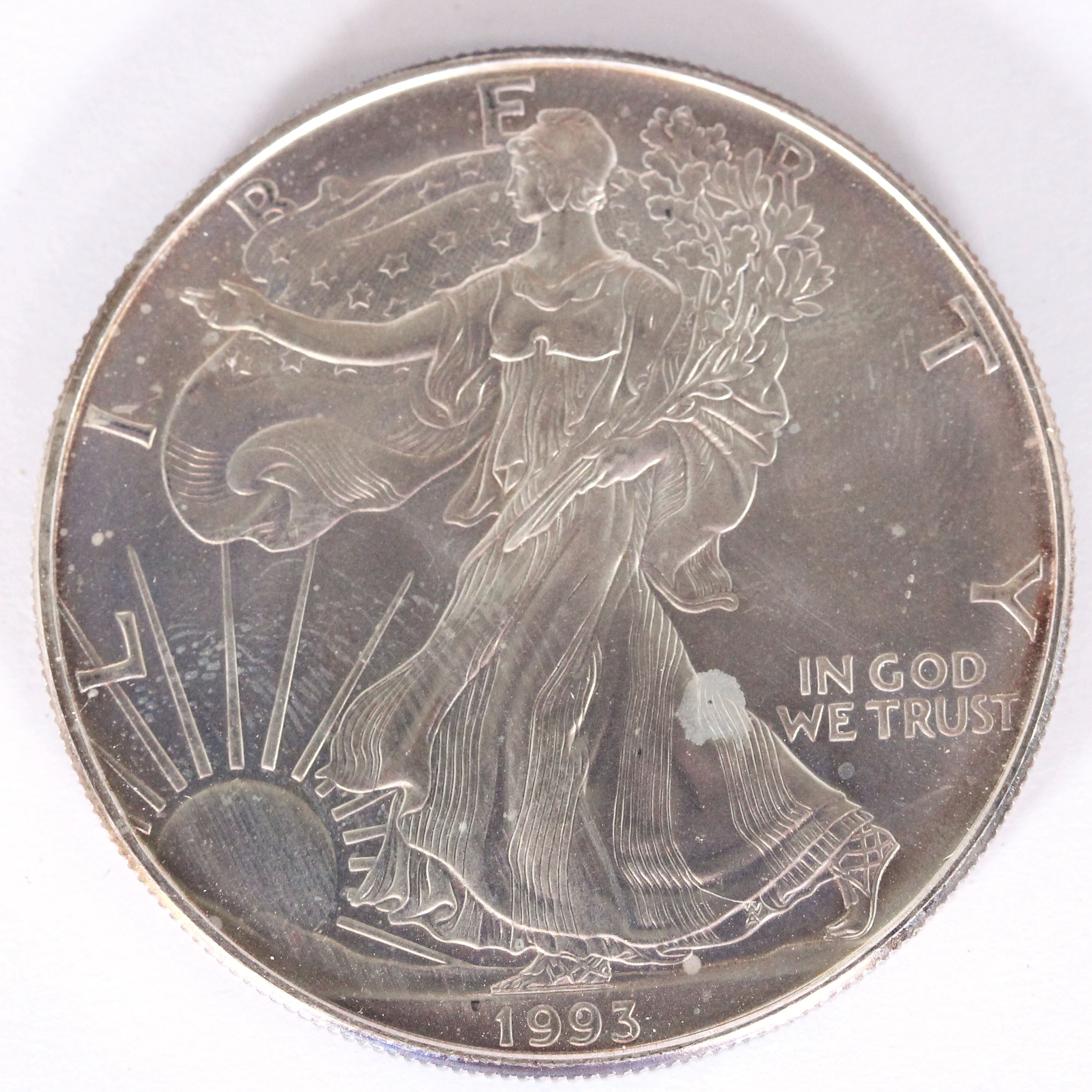 ◯アメリカ イーグル銀貨 ウォーキングリバティ 1993年／1994