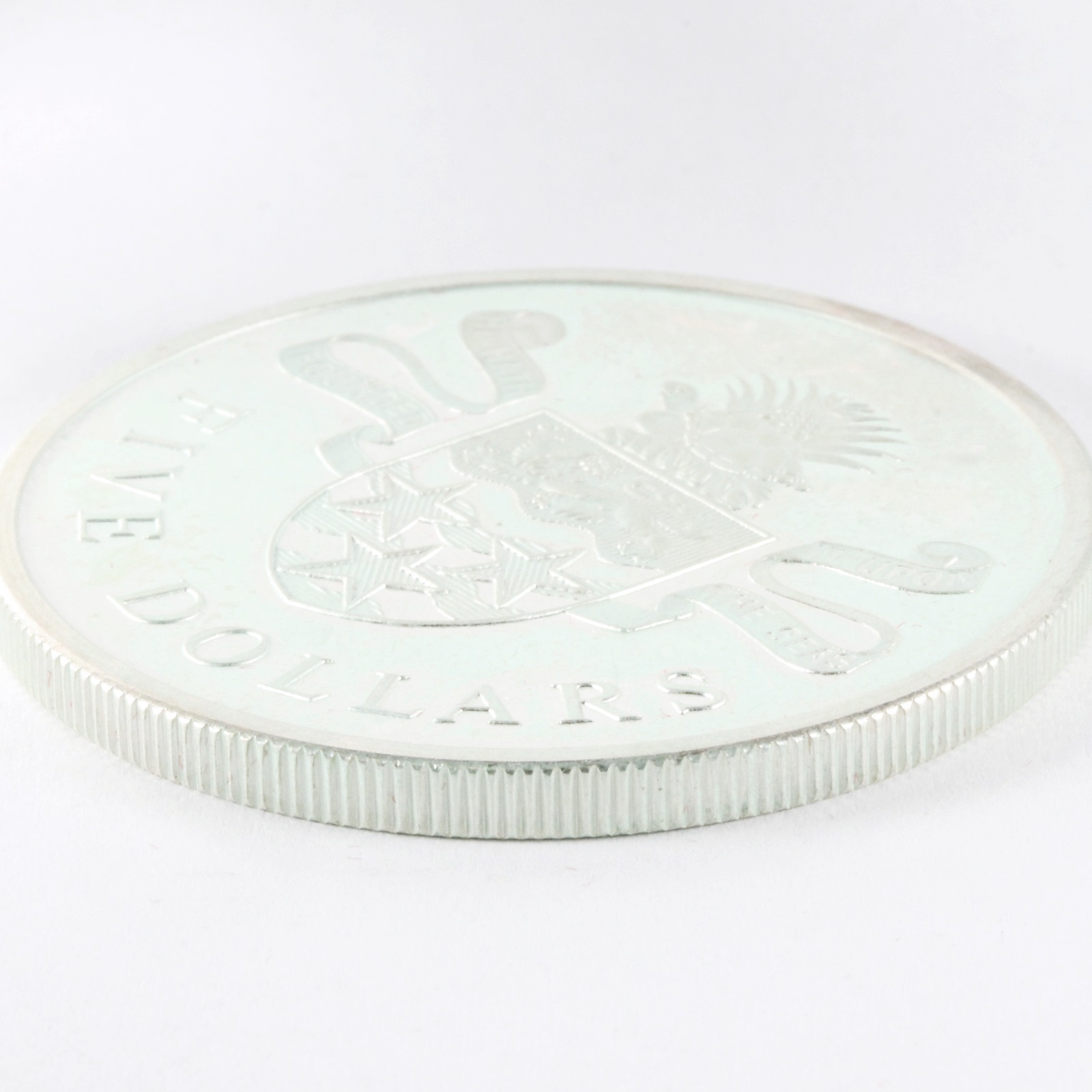 ケイマン諸島 1976年 5DOLLARS 銀貨 エリザベス二世 UNC | ミスター