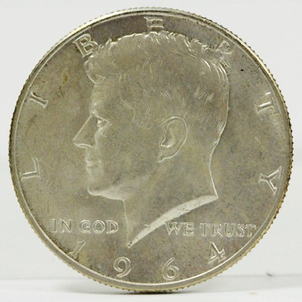 アメリカ 1964-D 50セント銀貨 ケネディ | ミスターコインズ