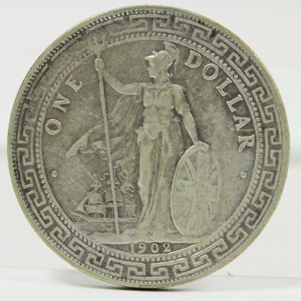 イギリス 1902年 貿易銀 1ドル 壹圓 | ミスターコインズ