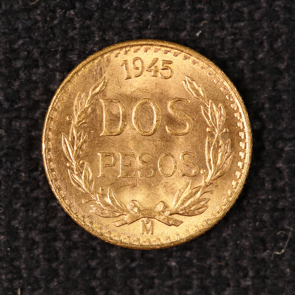 メキシコ 2ペソ金貨（1945年） | ミスターコインズ