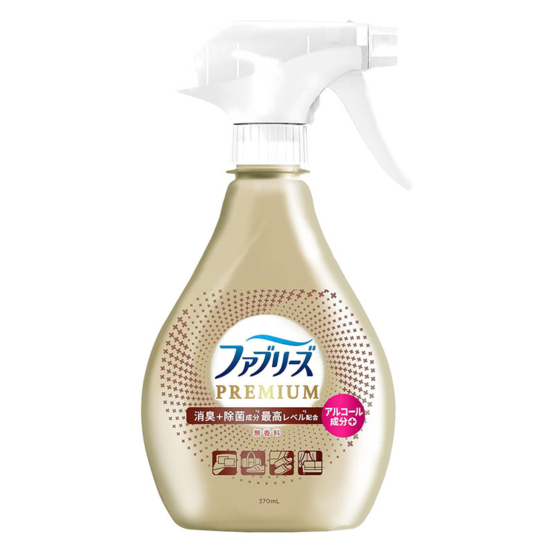 ファブリーズ 消臭スプレー 布用 PREMIUM 消臭+除菌 無香料 本体 370ml