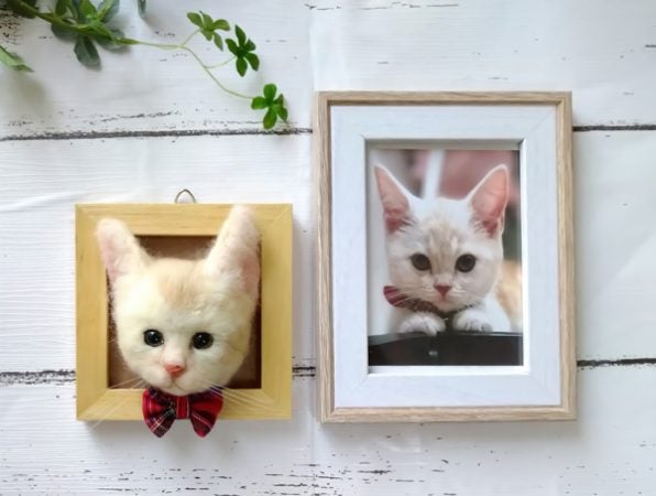 モモハッピー様 うさぎ 羊毛フェルト額縁入り フェルトの人気通販