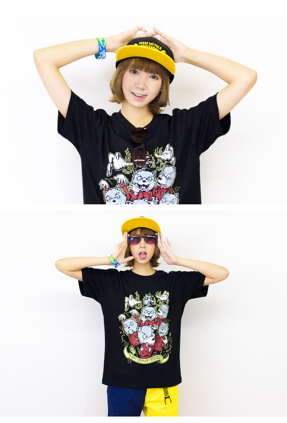 MAN WITH A MISSION シークレット裏ハカセTシャツ Sサイズ MAN WITH A