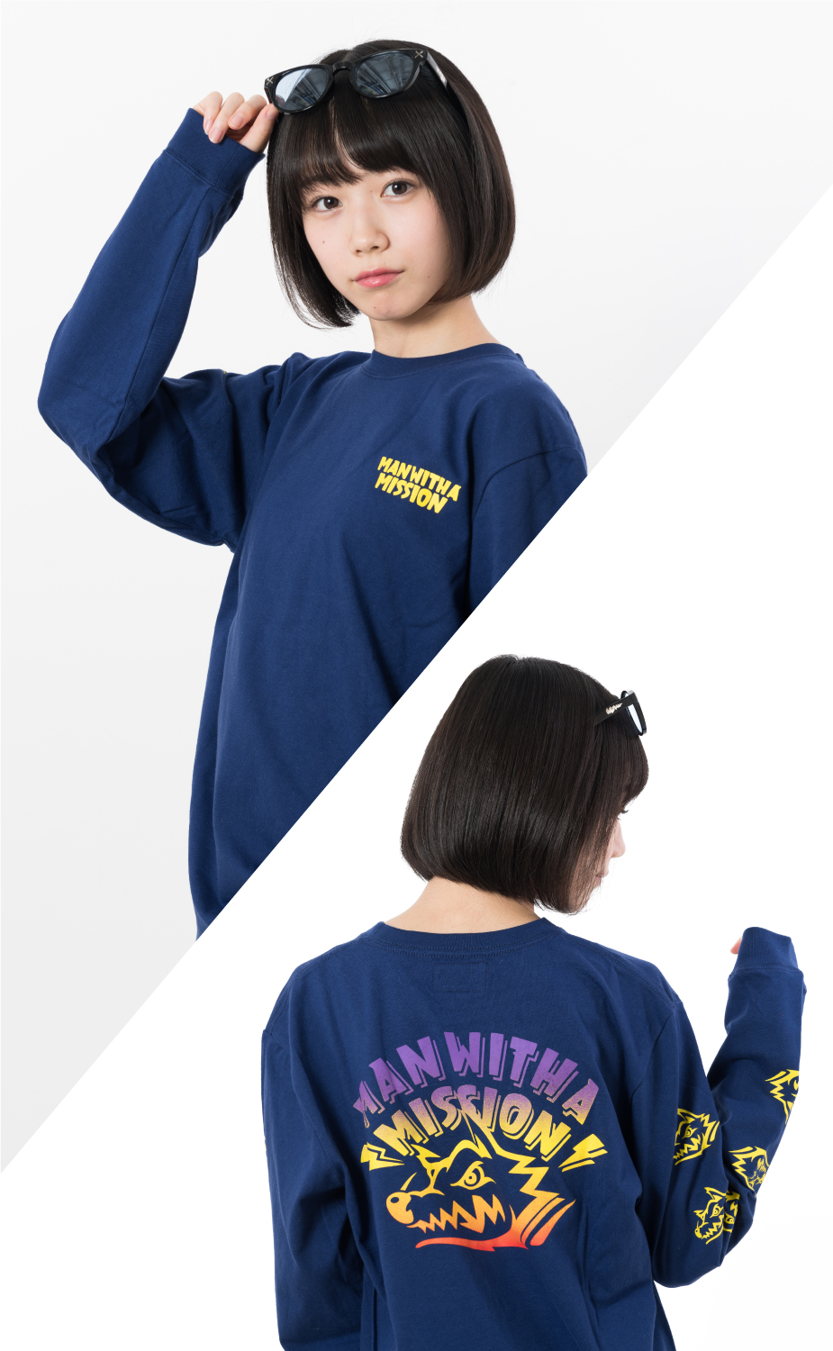 MAN WITH A MISSION シークレット裏ハカセTシャツ Sサイズ MAN WITH A