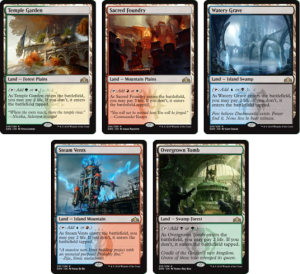 繁殖池 プレイマット mtg ギルド門侵犯 ショックランド ラヴニカ