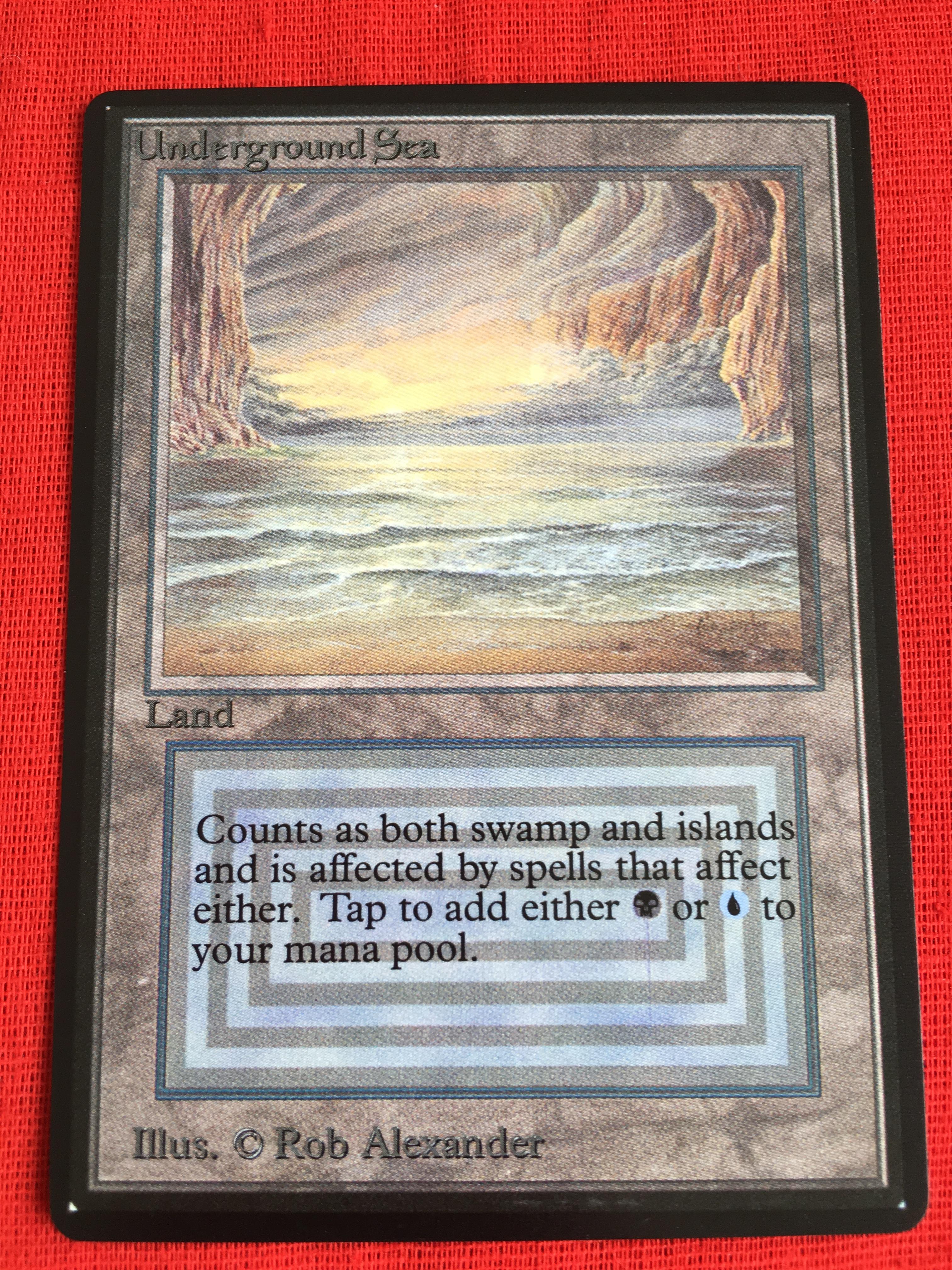 MTG Underground Sea［2ED］英語版 MTG Underground Sea 英語