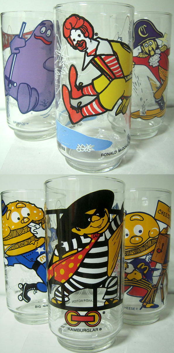 1977年 マクドナルドランド グラス コンプリートセット 12本 1977年