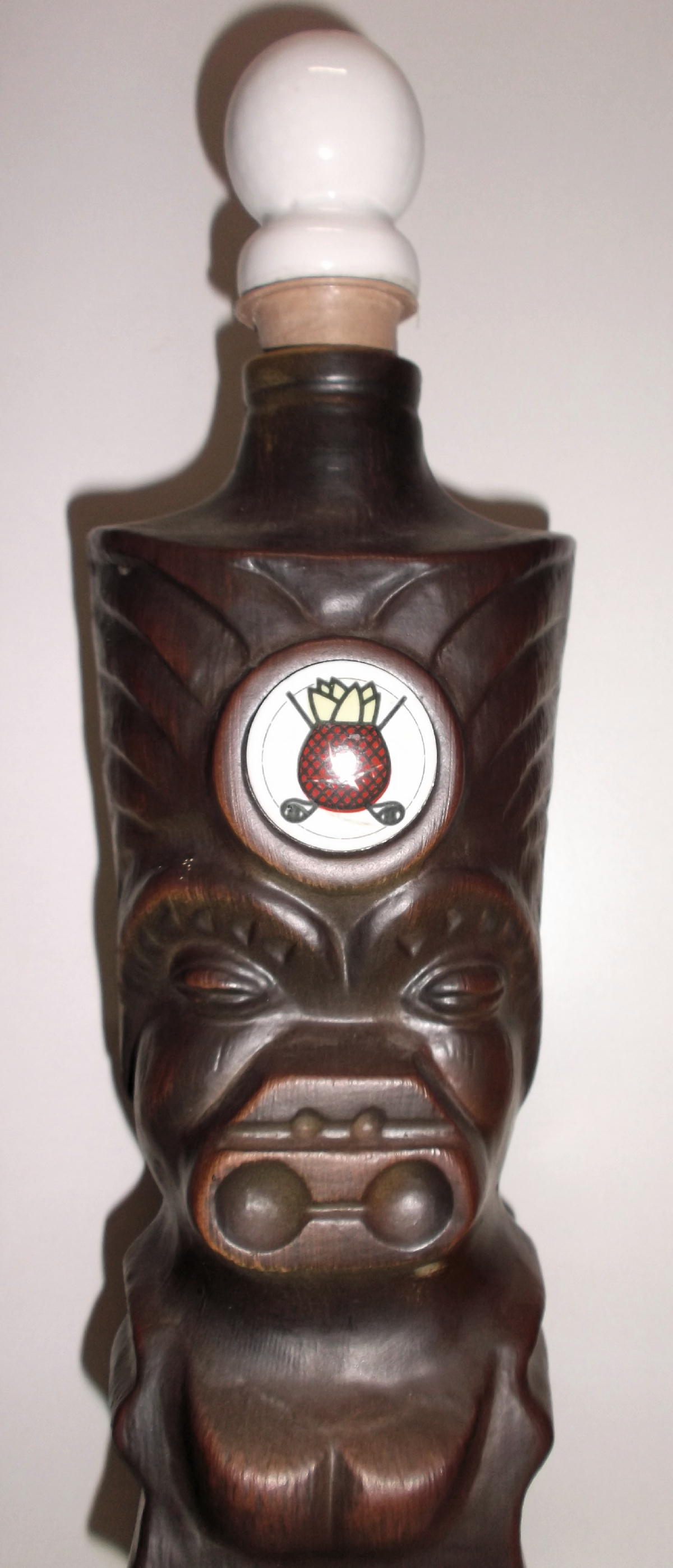 Tiki ティキ デカンター Jim Beam ハワイアン オープン ボトル - B