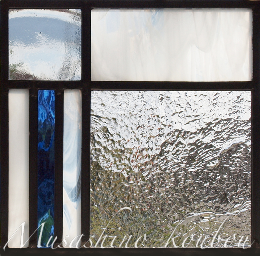 ステンドグラス No.1 シンプルなステンドグラス（A26‐1‐150