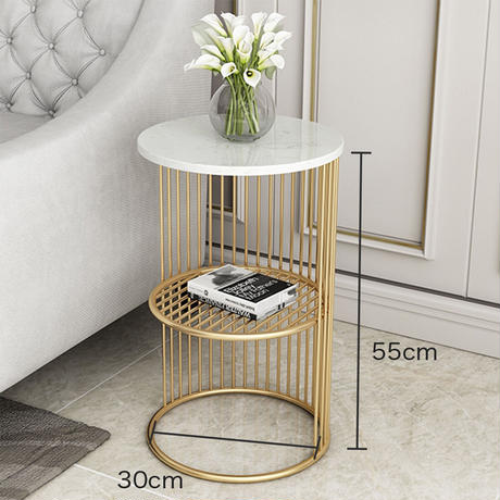 アンティーク 真鍮製 ヴィンテージ 大理石 サイドテーブル 花台