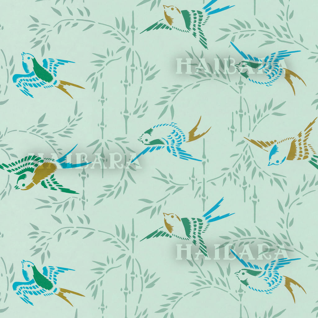 古美術 ガラス簪 「竹に雀」 古美術ガラス簪「竹に雀」