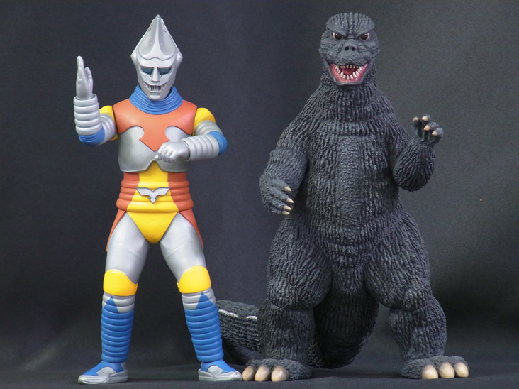M1号 世紀の大怪獣 ジェットジャガー③ ゴジラ 東宝 ソフビ カスタム