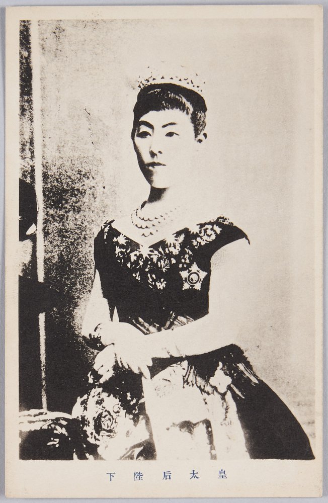 明治26年 ☆『明治皇后陛下肖像画』☆高精細な肖像画 ！ 約97×64cm