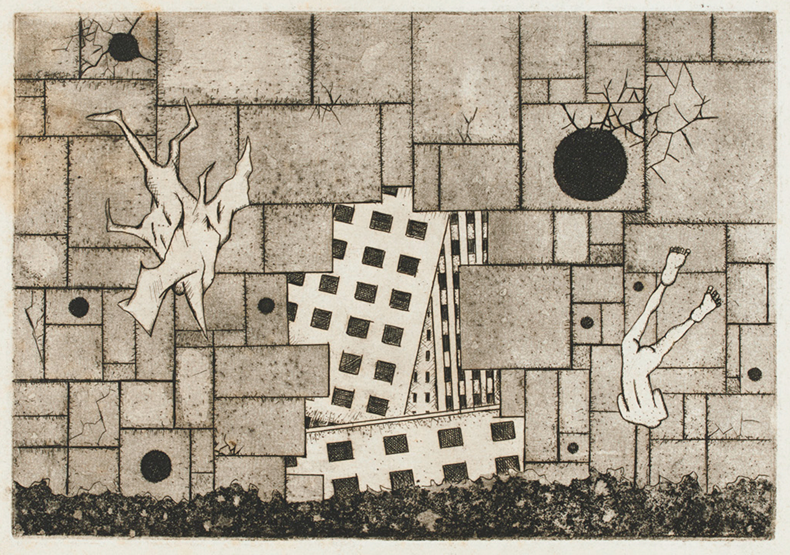 リトグラフ 都市の雪 Utagawa Hiroshige - Kiso Gorge in the Snow