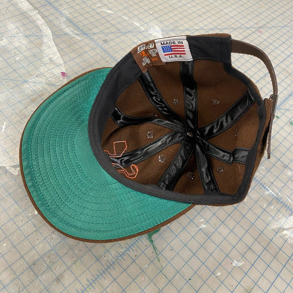 Jeffrey Sincich 8-Panel Wool SF Baseball Cap: Brown - SFMOMA