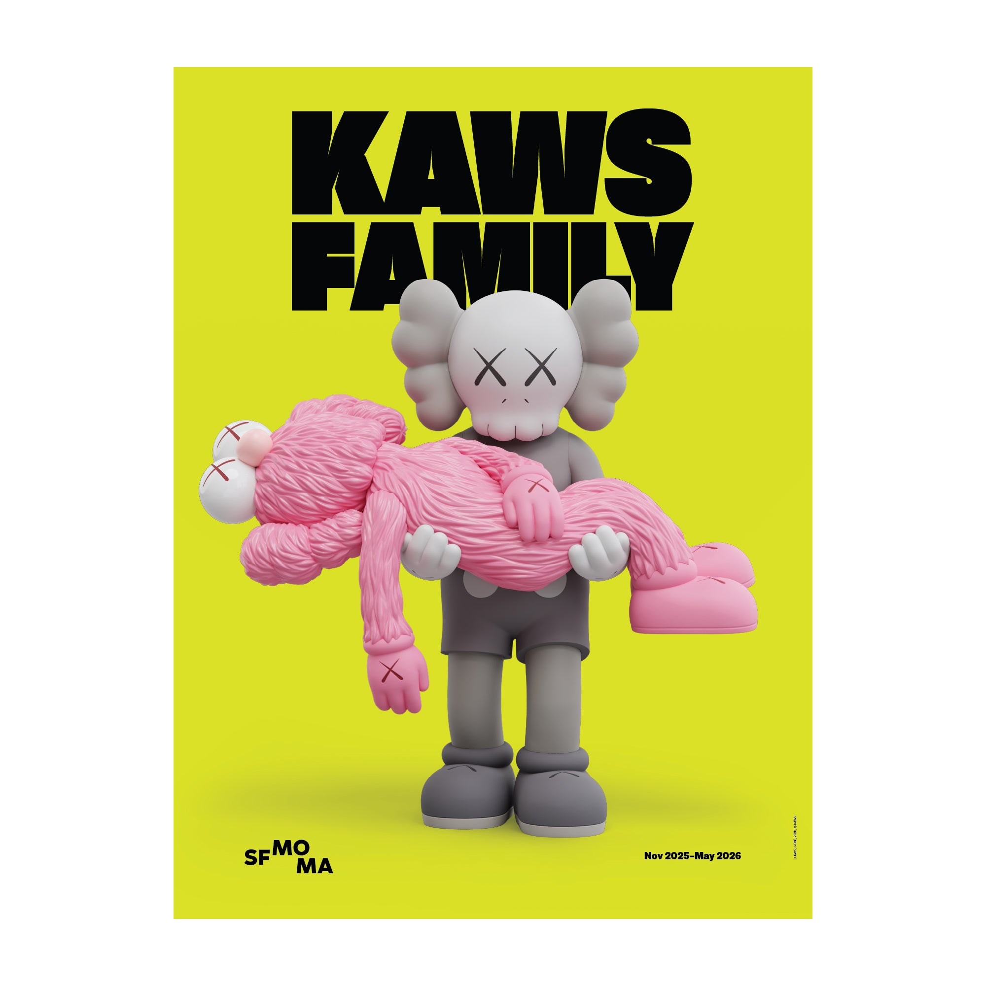 KAWS GONE Poster - SFMOMA Museum Store