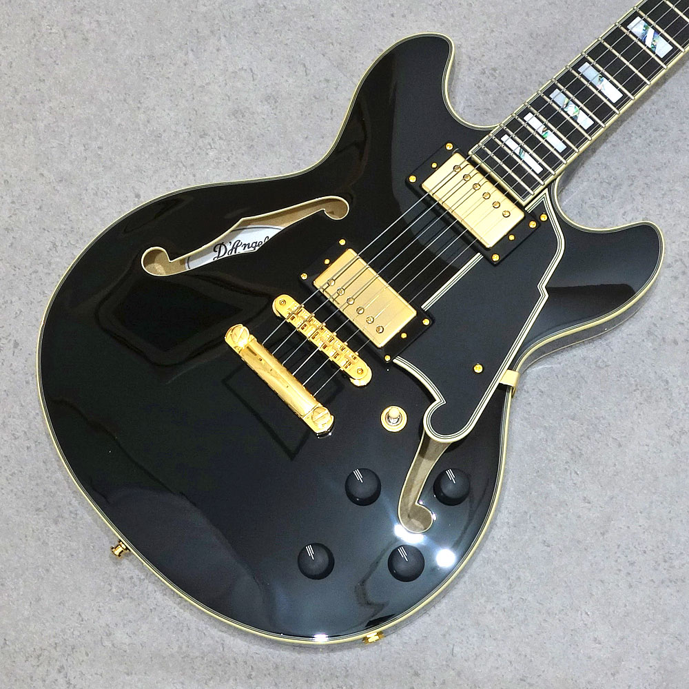 D'Angelico Excel Mini DC Solid Black｜ミュージックランドKEY