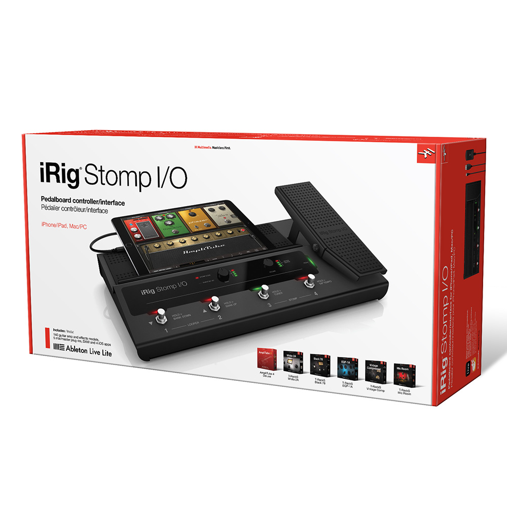 IK Multimedia iRig Stomp I/O｜ミュージックランドKEY