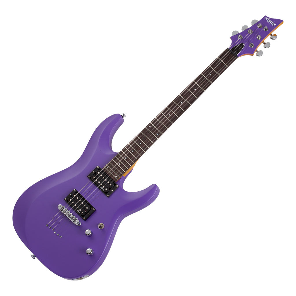 Schecter C-6 Deluxe Series Electric Guitar - Satin Dark Purple