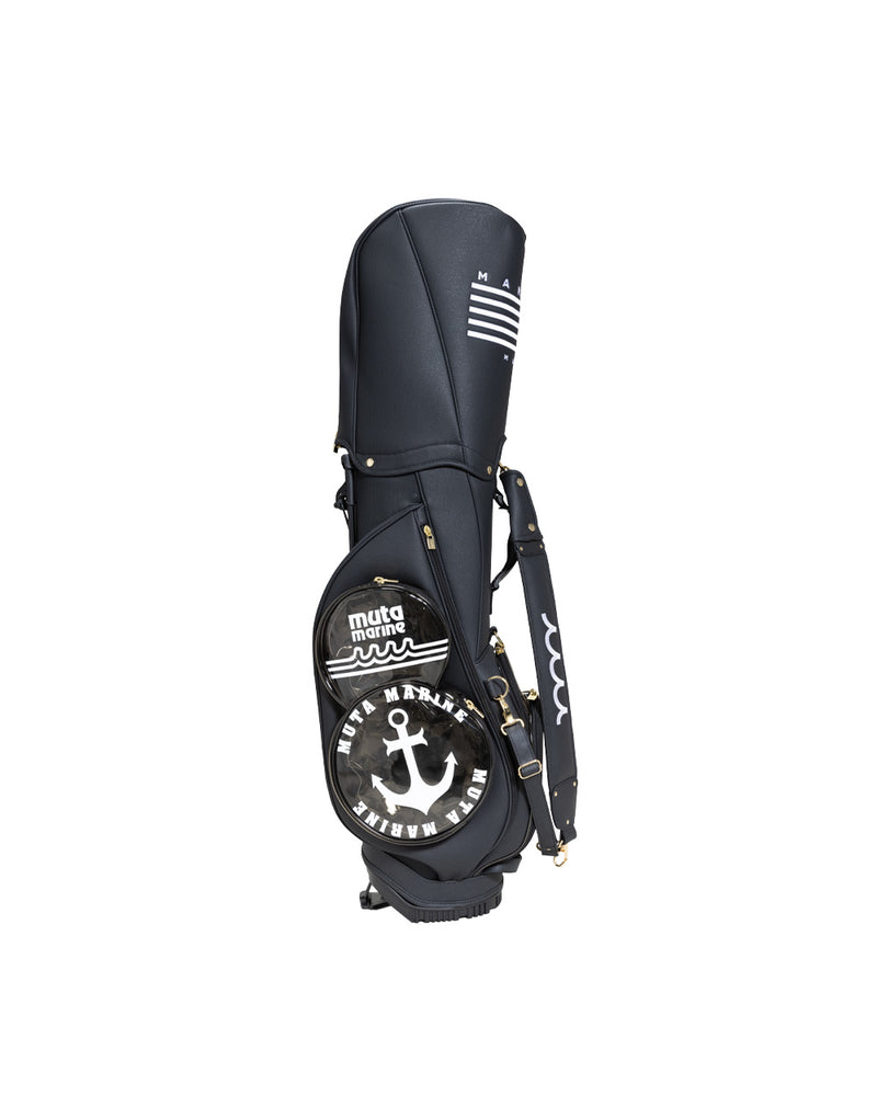 CONTINUA パンチングエシカルレザー クリア 8キャディバッグ [全3色