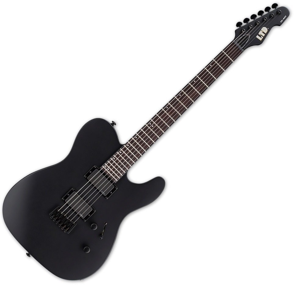 ESP LTD TE-401 Black Satin Electric guitar - Muziker