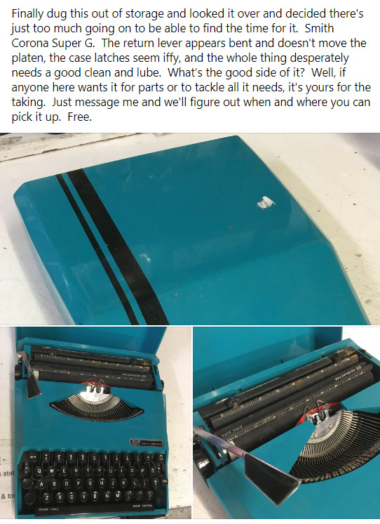 Super Duper: Smith-Corona Super-G – myoldtypewriter