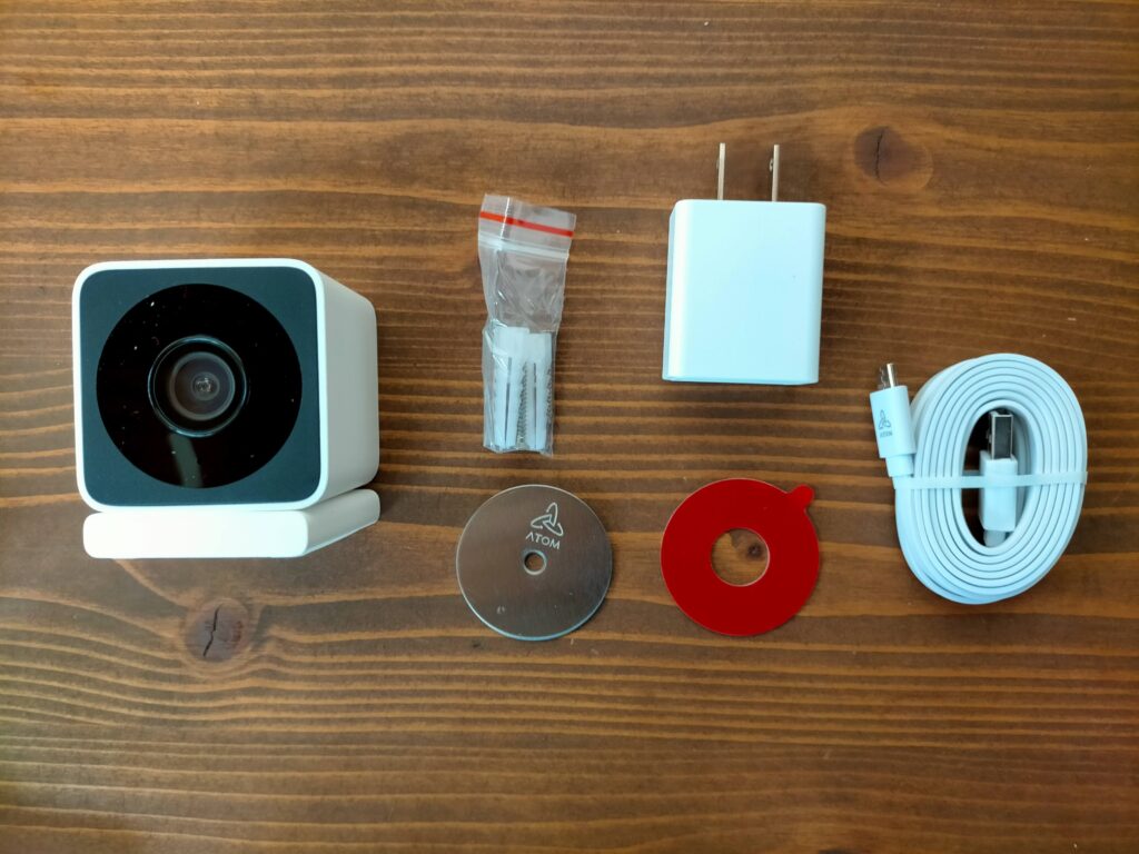 atom cam cam2 セット 2500円の防水ネットワークカメラ「ATOM Cam 2