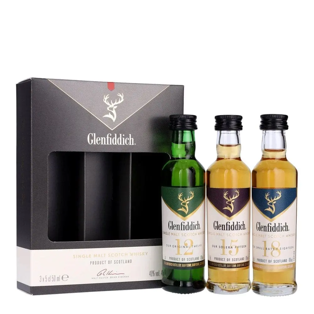 Glenfiddich Taster Pack 12, 14 & 15 Year Old (3x5cl)