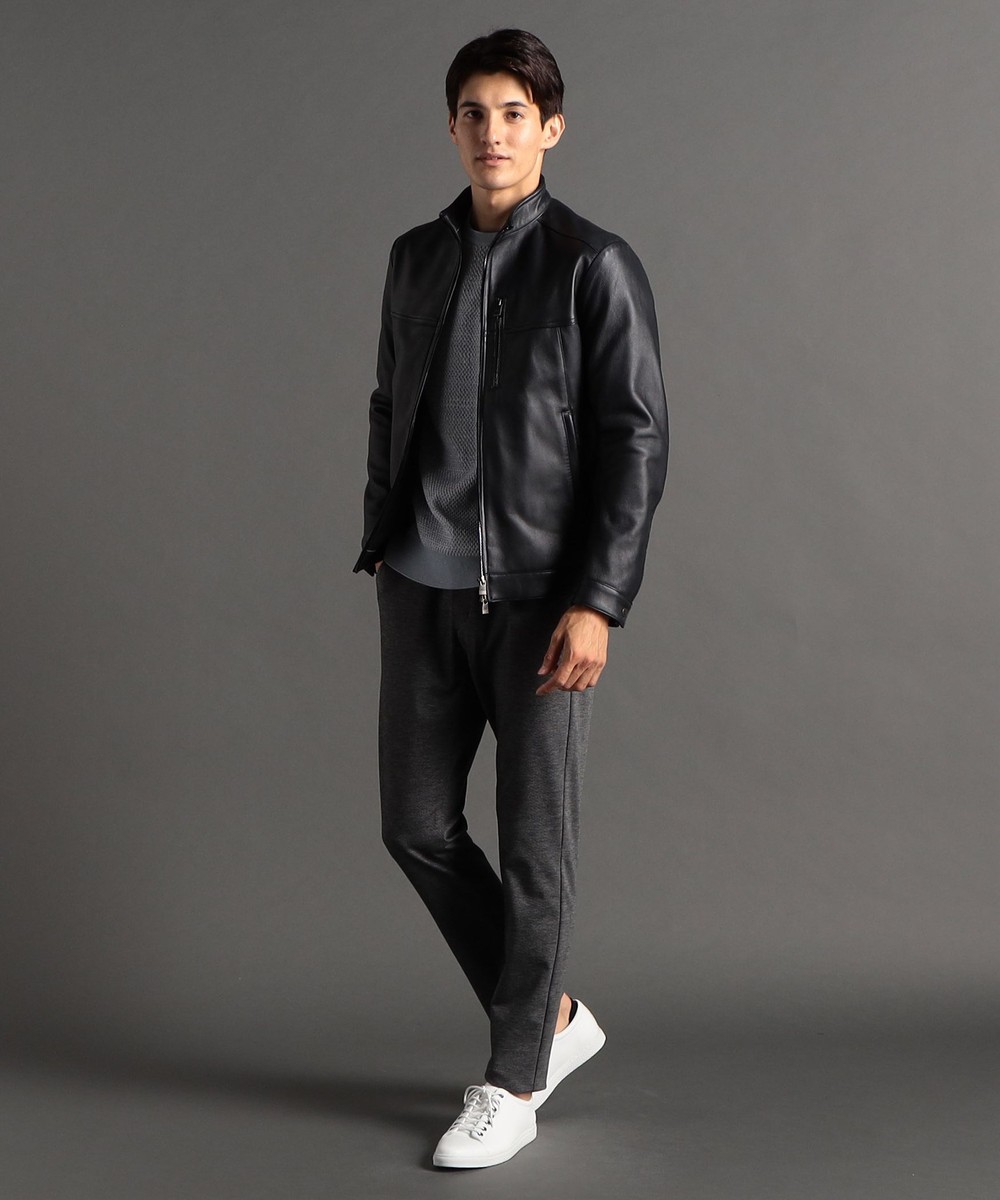 シープレザー シングルライダースブルゾン｜ライダース｜ニコル公式