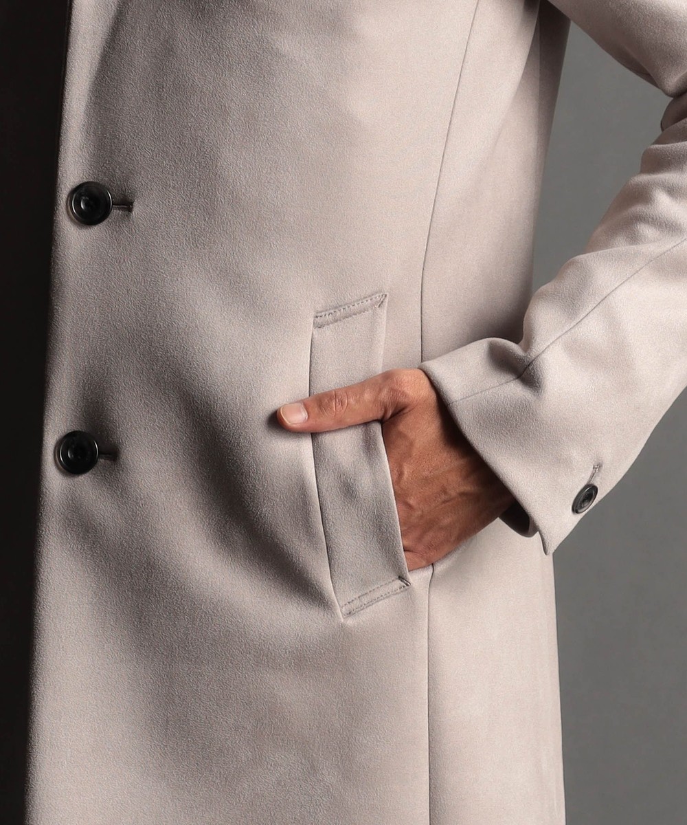 スウェードポンチ チェスターコート｜コート｜ニコル公式通販サイト