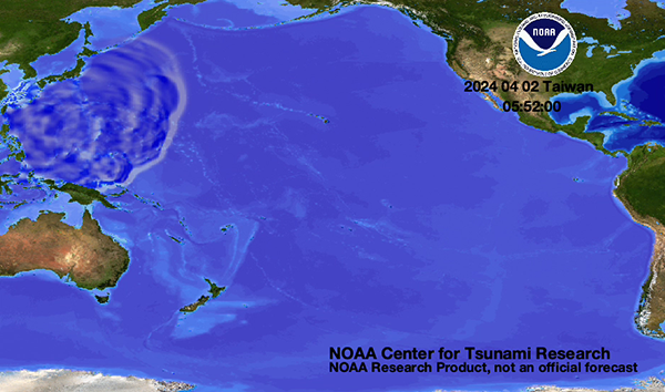 NOAA Center for Tsunami Research - Tsunami Event - April 2, 2024