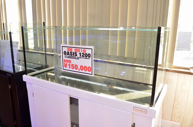 現品大特価！！オリジナル1200オーバーフロー水槽！ | 生麦海水魚センター
