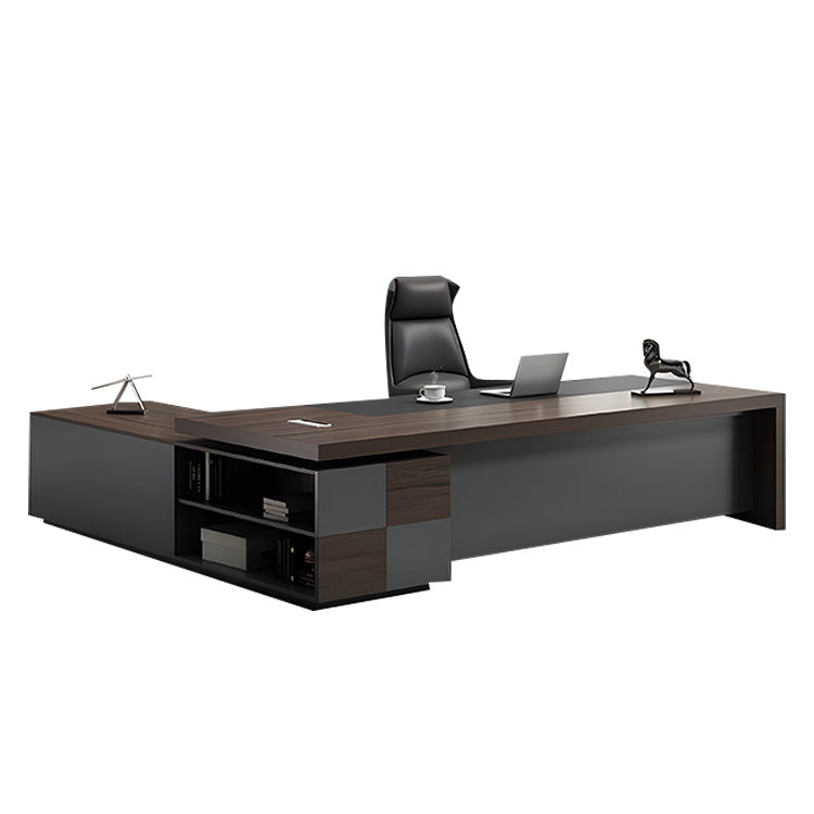 エグゼクティブデスク,オフィスデスク,社長机,配線ボックス,大容量収納
