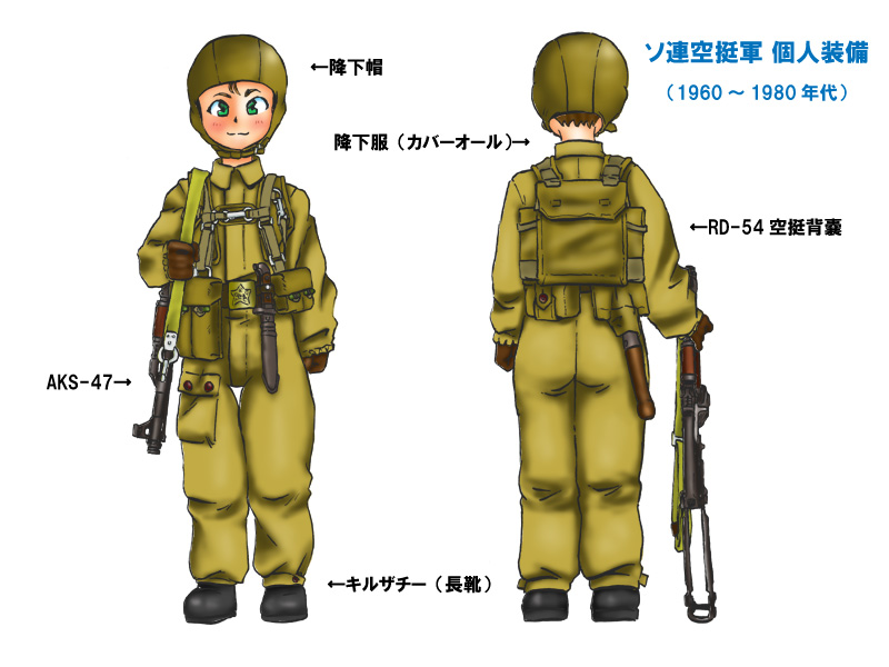 ソ連空挺軍 RD-54 空挺背嚢 (実物)│ナナシノミコト