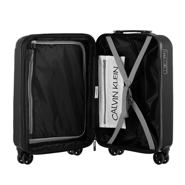 Calvin Kleinスーツケース 海外限定 カルバンクライン ブルー系 Calvin
