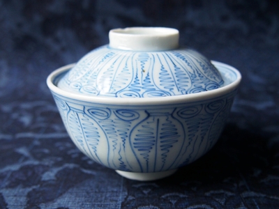 SHOP偶然と必然の間 古伊万里 飯椀 蓋付き 染付