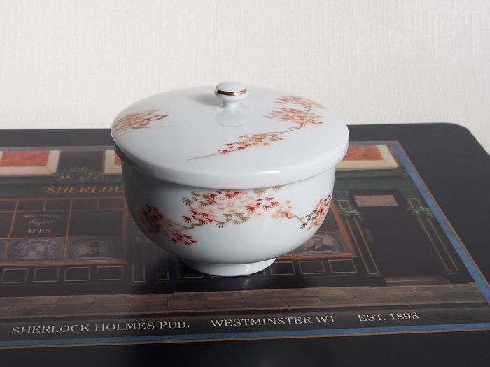 SHOP偶然と必然の間 深川製磁 蓋付湯呑（4）紅葉